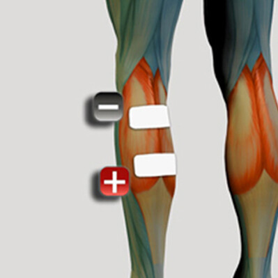 Calf Muscle Electrode Placement for Muscle Stimulator